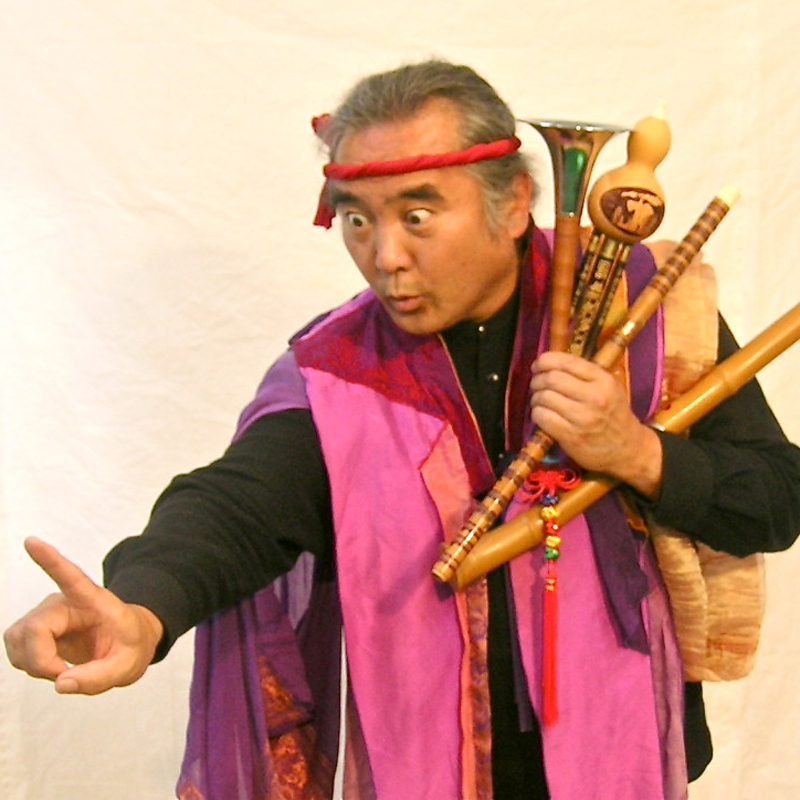 Eth-Noh-Tec performs stories from China, Japan and Korea for school cultural arts assemblies
