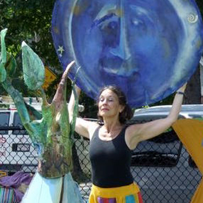 Mystic Paper Beasts perform mask theater programs for school assemblies